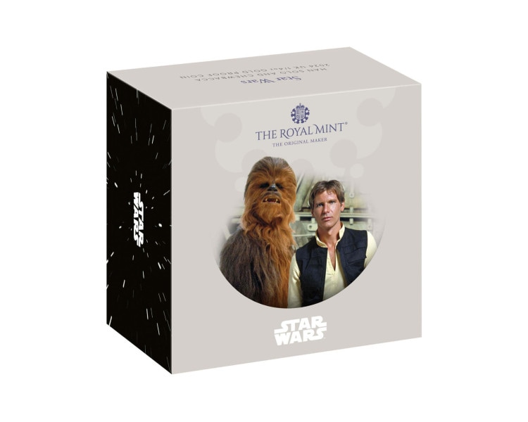 Star Wars: Han Solo and Chewbacca 1/4oz Proof